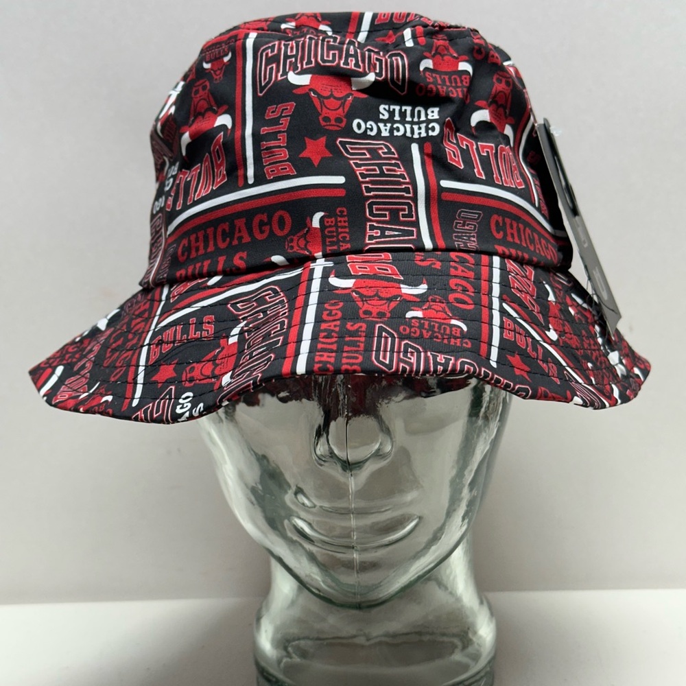 Chicago Bulls Men's Ultra Game Bucket Cap A3 Grey
